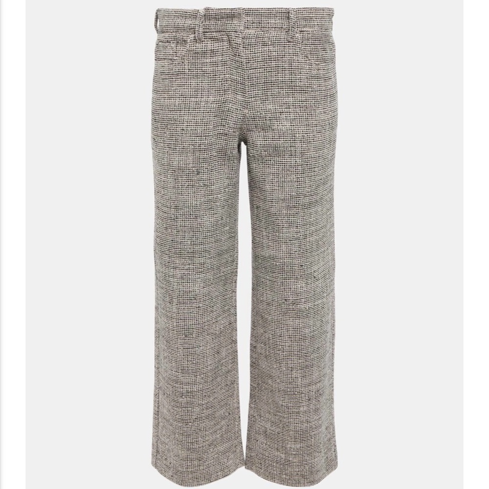 MaxMara Gray Cropped Pants - Picture 3 of 12